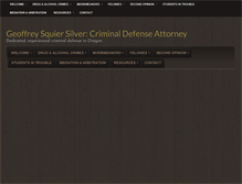 Tablet Screenshot of gsilverlaw.com